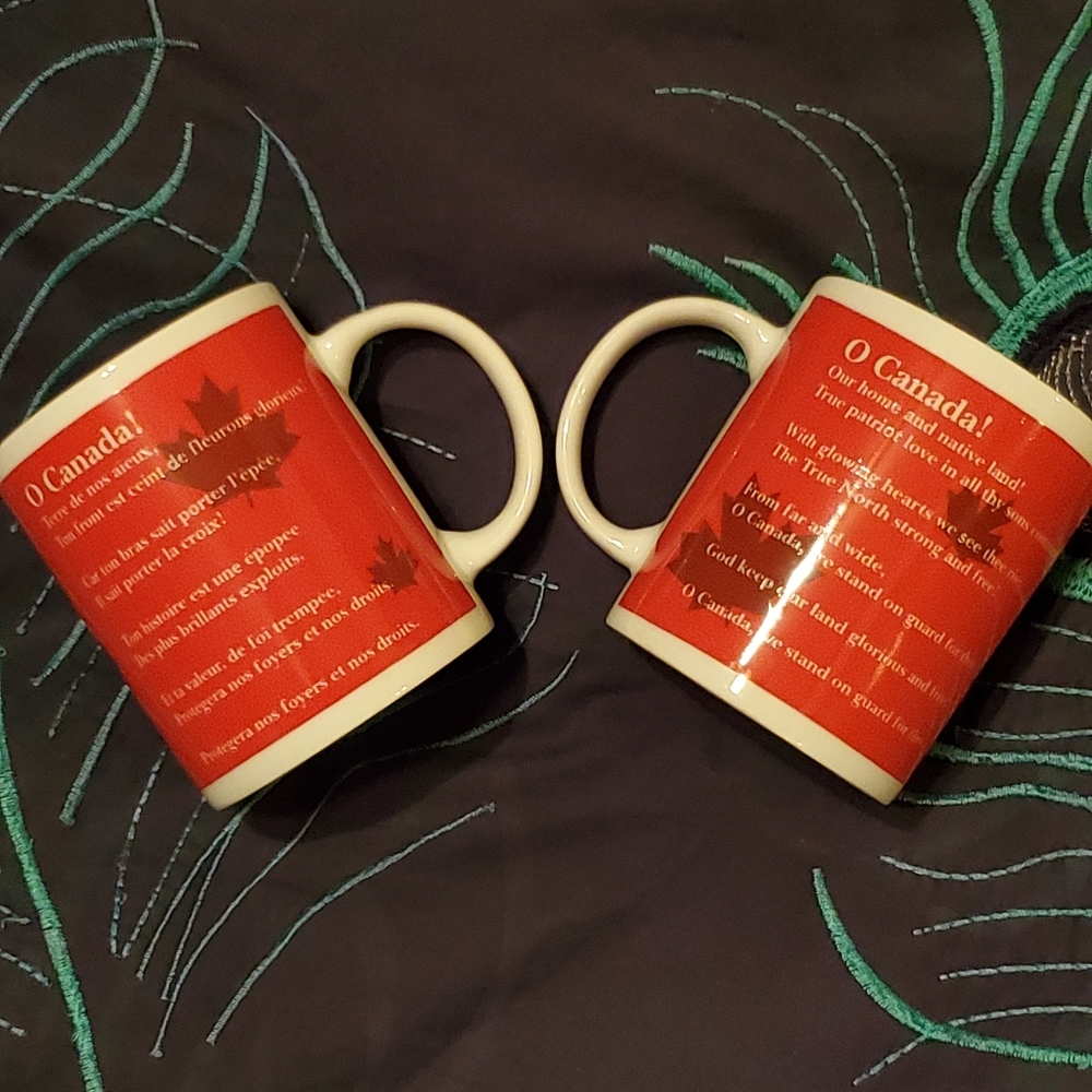 New O Canada mugs